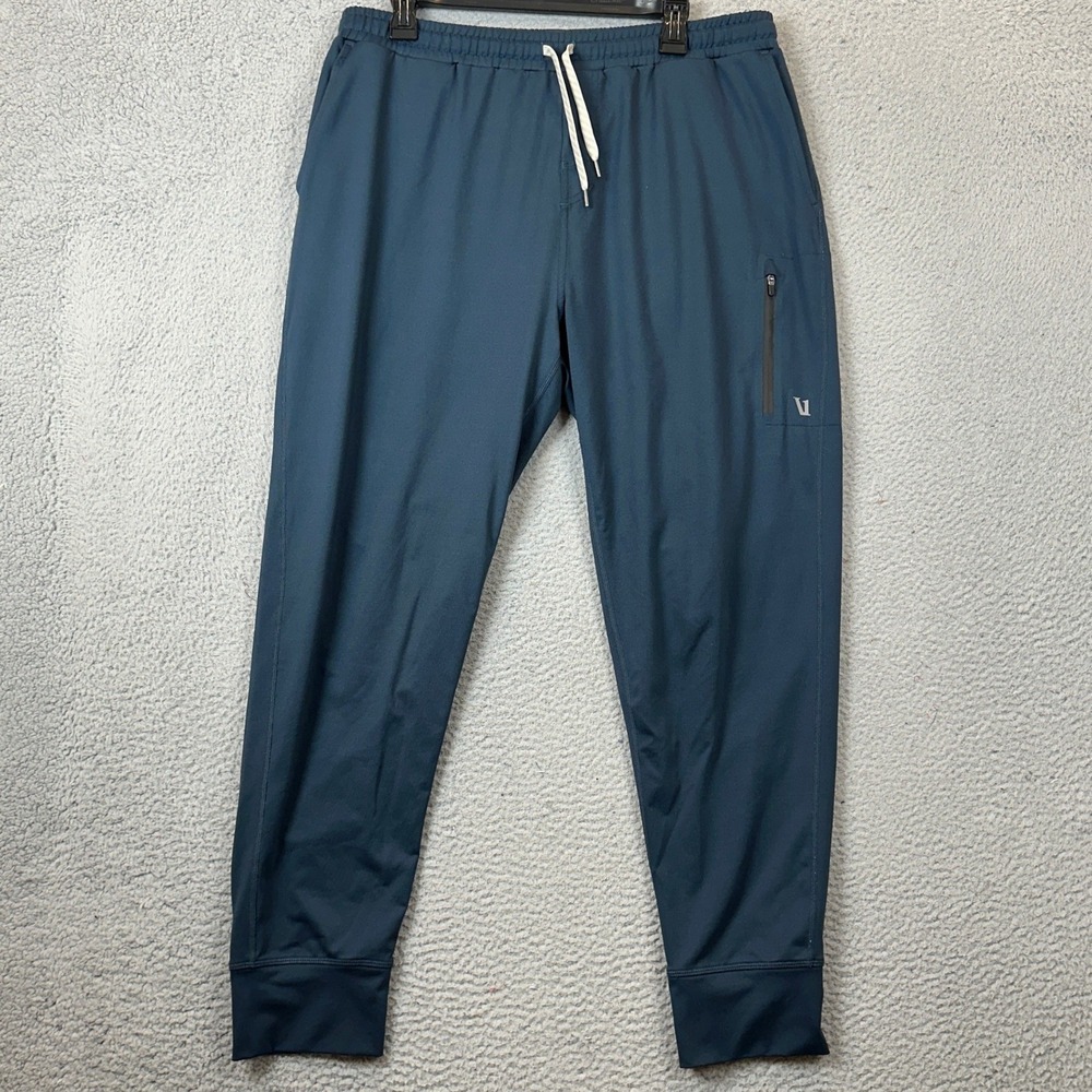 Vuori Jogger Pants Mens 2XL Sunday Performance Blue Stretch Waist Drawstring EUC